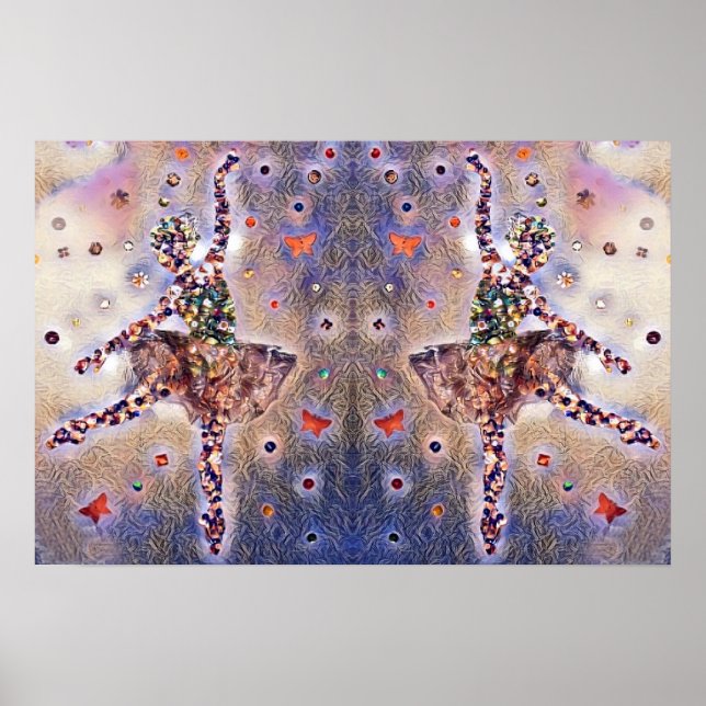 Pretty Cute Purple Tiny Dancer Poster (Front)