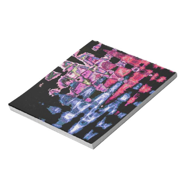 Pretty Cute water colours pattern Notepad (Rotated)