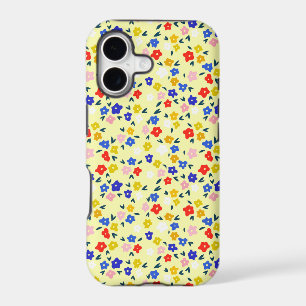 Pretty Dainty Cute Floral on Pastel Yellow