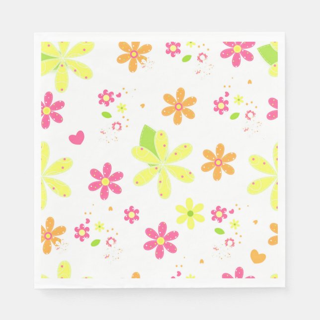 Pretty Daisies Napkin (Front)