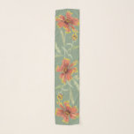 Pretty Daisy Flower SCARF<br><div class="desc">Love flowers?  Get this beautiful scarf with a Gerbera daisy design.  Flowers come from an original watercolor by artist and illustrator,  Marion Wilcox Fleming.</div>