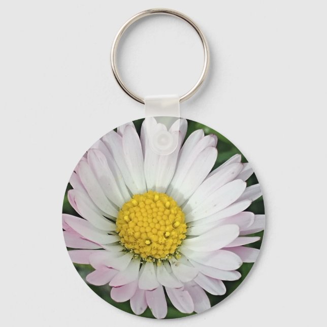 Pretty daisy key ring (Front)