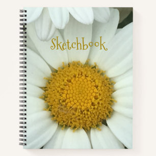 Pretty Daisy Sketch Notebook