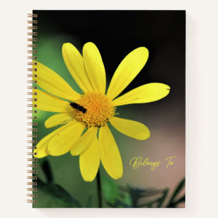 Pretty Daisy Spiral Notebook