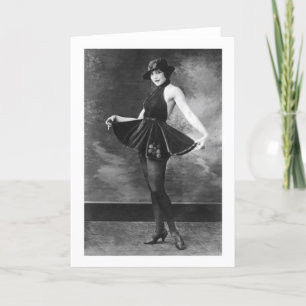 Pretty Dancing Girl, 1910s Card
