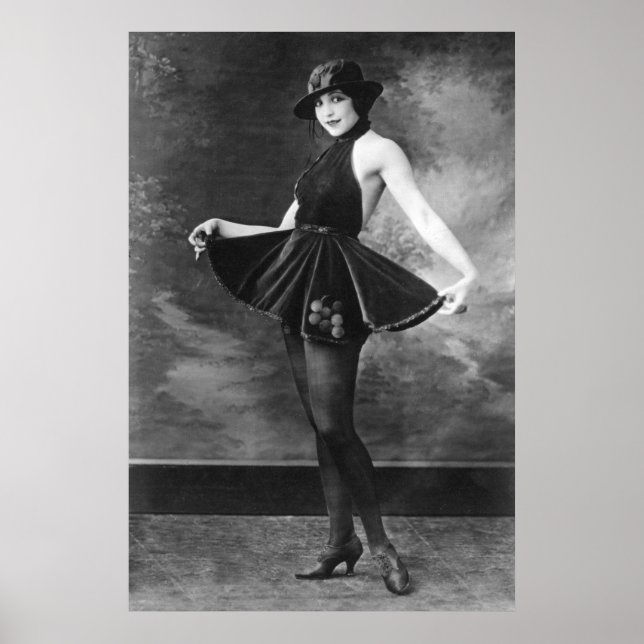 Pretty Dancing Girl, 1910s Poster (Front)