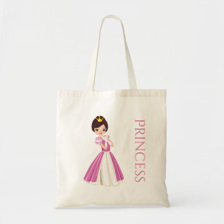 Pretty Dark Haired Princess Treat Bag