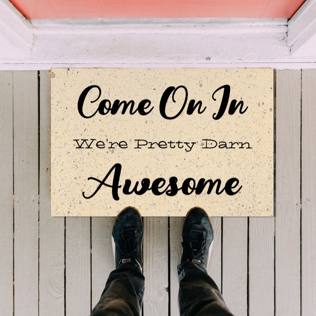Pretty Darn Awesome Door Mat (Creator Uploaded)
