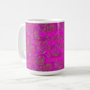 Pretty dashing silky glowing pink welcome home coffee mug