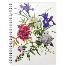 Pretty Decorative Flower File Folder