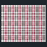 Pretty Deep Pink and Grey Fun Plaid Wrapping Paper<br><div class="desc">Give your recipients your best. Use this lovely, sophisticated plaid, high-quality gift wrap with a grid back for easy cutting. You'll appreciate the ease of use and your recipients will love its elegant beauty. Good for all occasions and holidays, very versatile. Thanks for looking we appreciate your business here at...</div>