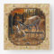 Pretty Deer and Fawn Autumn Leaves