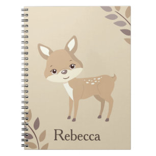 Pretty Deer Woodland Notebook