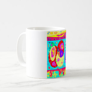 Pretty design on a classic mug
