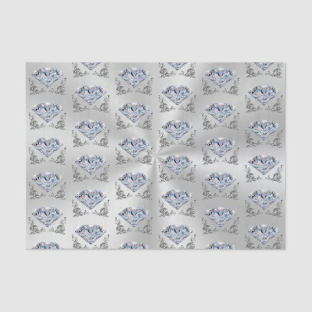 Pretty Diamond Tissue Paper (Front)