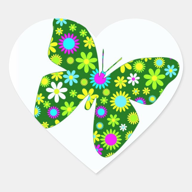 Pretty Divine Butterfly Sticker (Front)