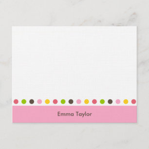 Pretty Dots Thank You Card