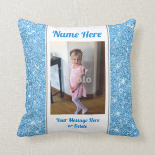 double sided personalised cushion