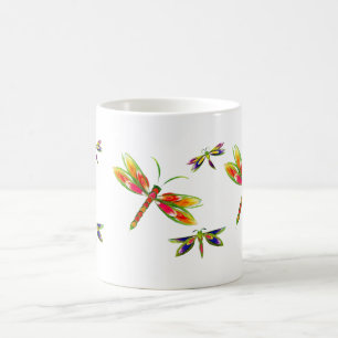 pretty dragonflies mug