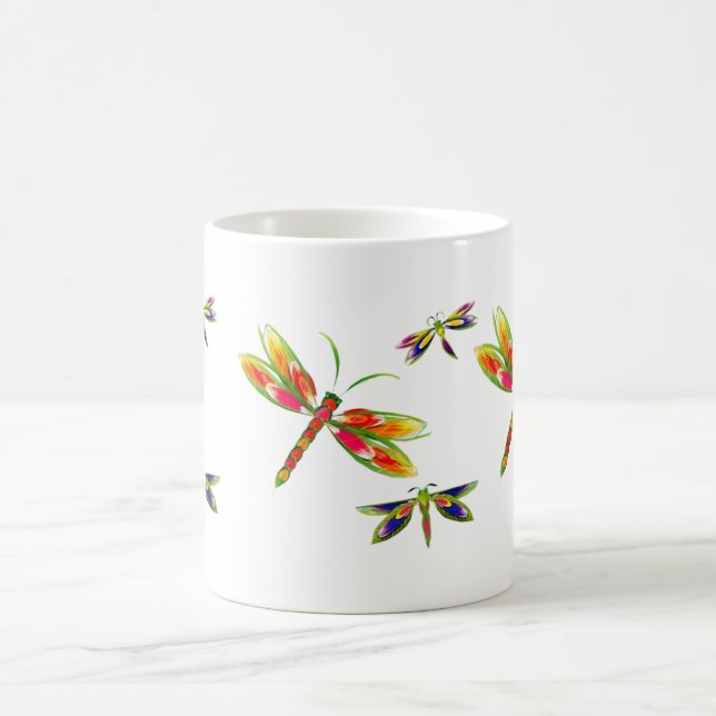 pretty dragonflies mug (Center)