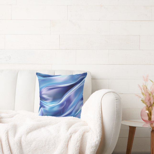 Pretty Dreamy Blue Purple  Cushion (Couch)
