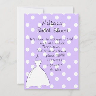 Pretty Dress Sketch Invitation