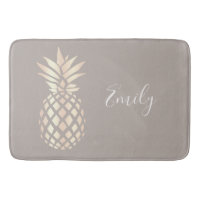 Pretty elegant copper rose gold pineapple & grey
