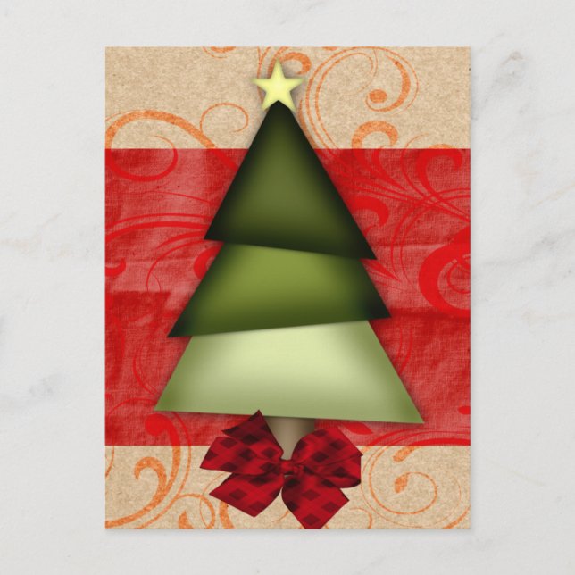 pretty elegant holiday greeting PostCards (Front)