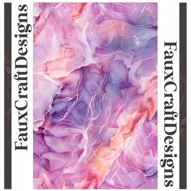 Pretty Elegant Pink Marble 115 Decoupage  Tissue Paper (Creator Uploaded)
