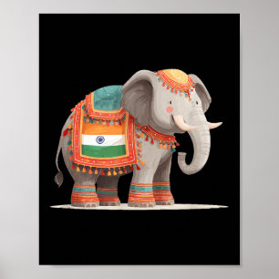 Pretty Elephant Costume For Indian Colours And Ani Poster