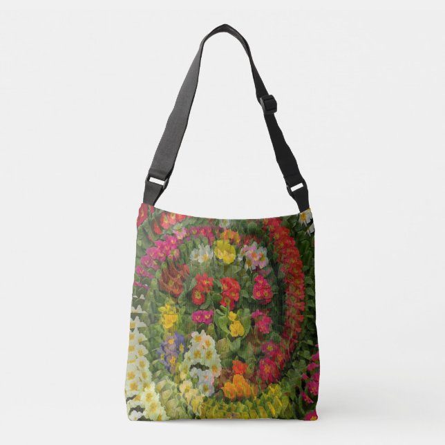 Pretty Evening Primroses..... Crossbody Bag (Front)