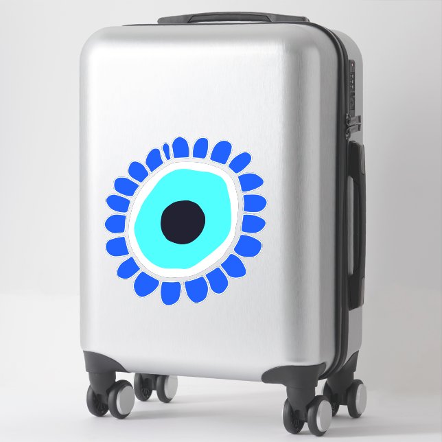 Pretty Evil Eye Amulet Lucky Charm (Suitcase)