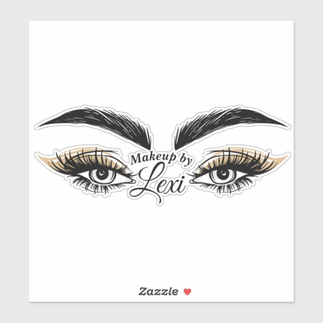 Pretty Eyes Beauty Salon Makeup Eyelashes Lashes (Sheet)