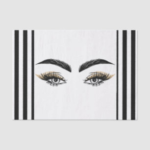 Pretty Eyes Beauty Salon Makeup Eyelashes Lashes Tissue Paper