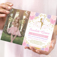 Pretty Fairy Blush Pink Purple Gold Roses Birthday
