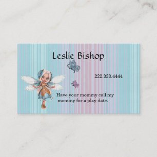 Pretty Fairy Play Date Card