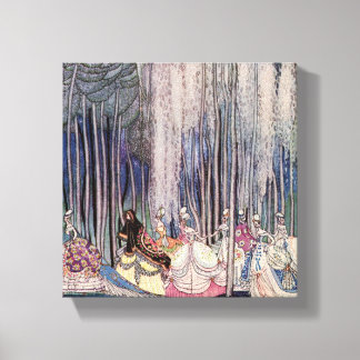 Pretty Fairytale Princess Canvas Wall Art