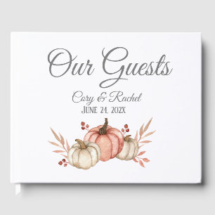 Pretty Fall Pumpkin Bouquet  Guest Book