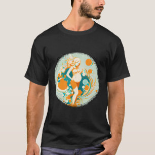 Pretty Family With Pregnant Mum T-Shirt