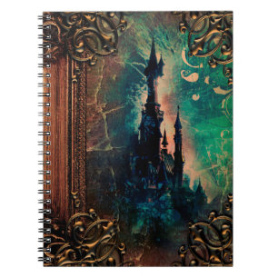Pretty Fantasy Castle Ancient Tome Magic Book