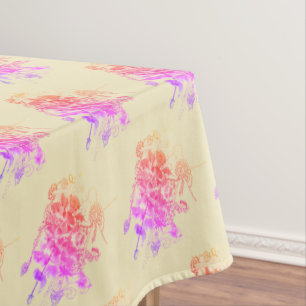 Pretty Fantasy Floral  Tablecloth