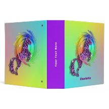 Pretty Fantasy Rainbow Unicorn Personalised