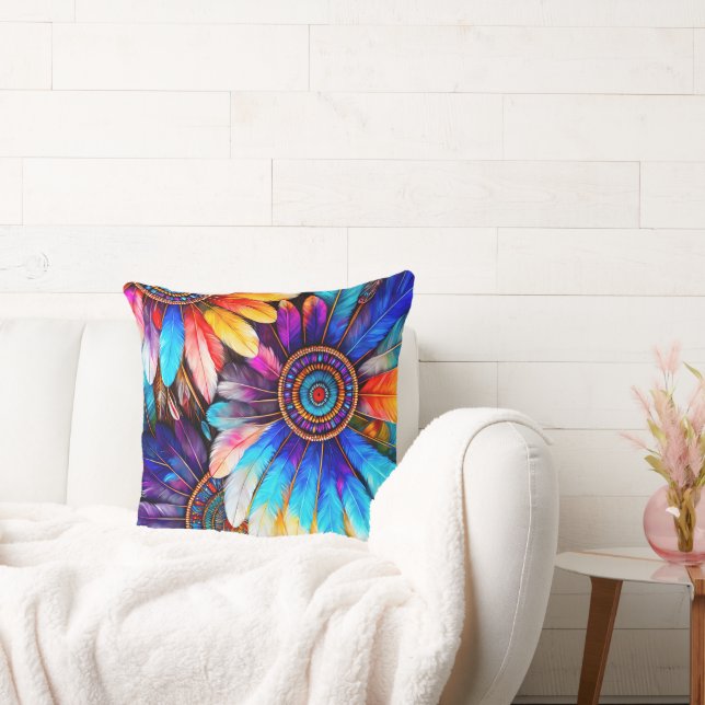 Pretty Feathers Cushion (Couch)