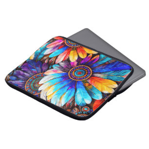 Pretty Feathers Laptop Sleeve