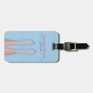 pretty feet soaking in the cool water luggage t luggage tag