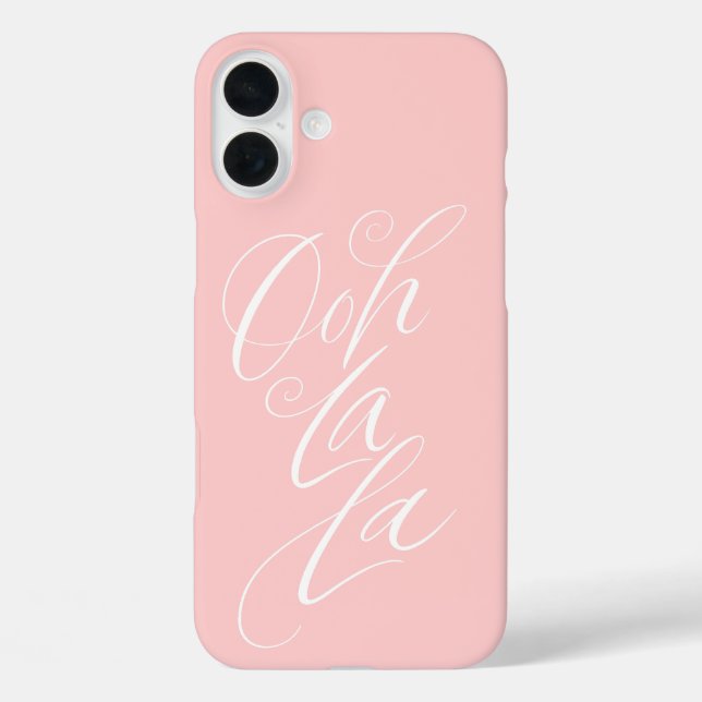 Pretty Femine - Ooh La La - Sensuous Lettering Case-Mate iPhone Case (Back)