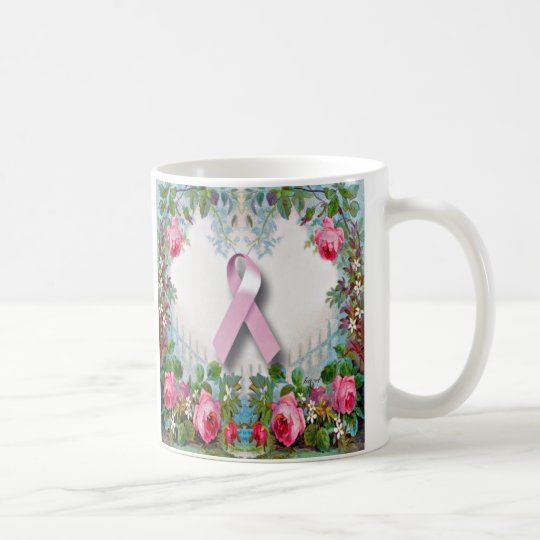 Pretty, Feminine, Breast Cancer Survivor Mug