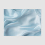 Pretty Feminine Light Blue Faux Satin  Tissue Paper<br><div class="desc">Pretty Feminine Light Blue Faux Satin Bridal Shower</div>