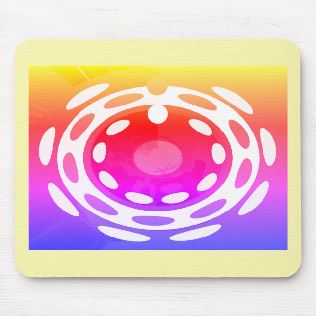 Pretty festive art mouse mat (Front)