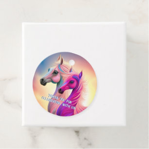 Pretty Filly Or Colt Gender Reveal Favour Tags